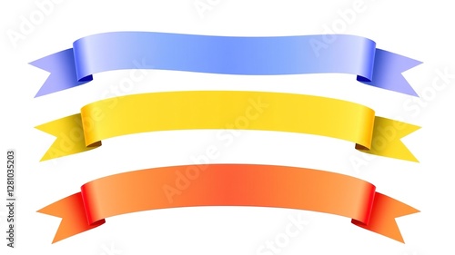 Vibrant Ribbon Banners for Textual Display Free Download Vibrant Ribbon Banners for Textual Display - GFXLoad