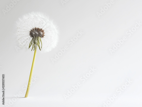 Wallpaper Mural dandelion on white background Torontodigital.ca