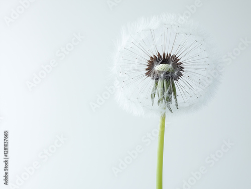 Wallpaper Mural dandelion on white background Torontodigital.ca