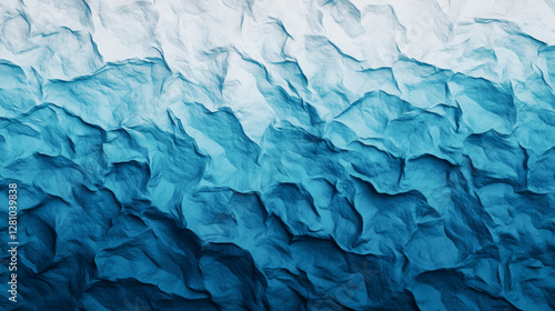 Wallpaper Mural Abstract wave patterns of blue water create a serene, calming visual experience. Torontodigital.ca