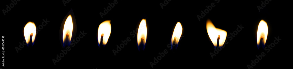 Candlelight and flame Black illustration lights with dark background at night, bright celebration, a funeral with death in a cemetery. Candlelight and flame Black illustration lights with dark background at night, bright celebration, a funeral with death in a cemetery.