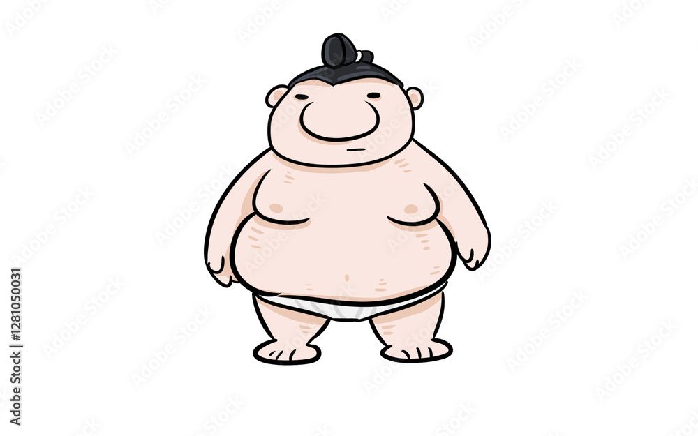 Hand drawn picture of Sumo Hand drawn picture of Sumo