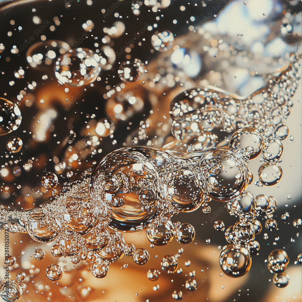 a close up of a bunch of bubbles in the water a close up of a bunch of bubbles in the water