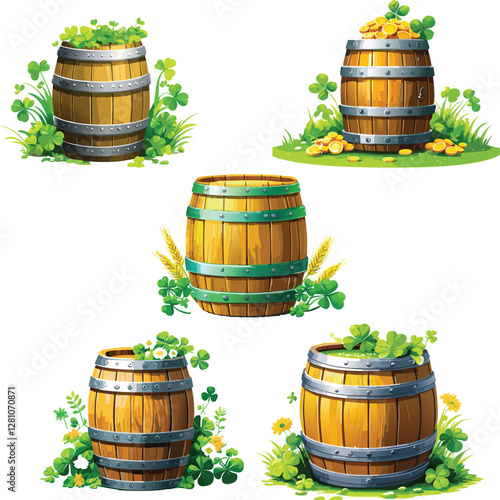 St Patrick's day Beer Barrel