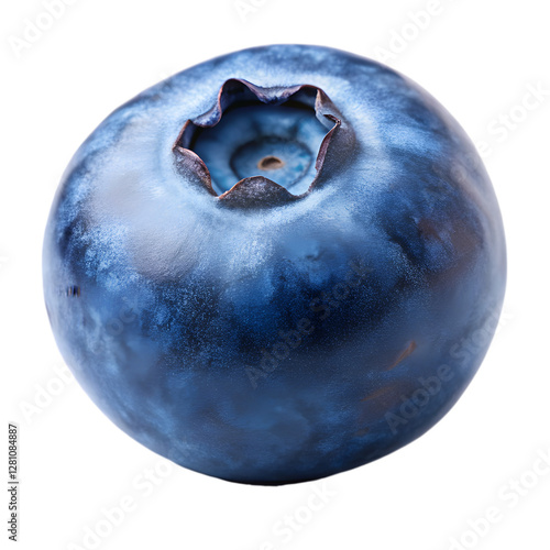 Blueberry fruit isolated on transparent background 