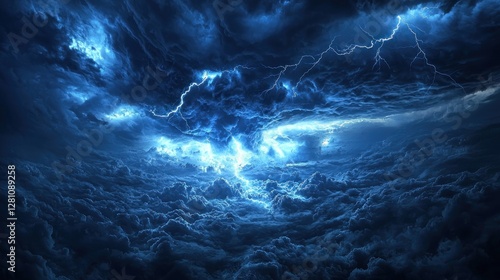 Dramatic Thunderstorm Over Plains