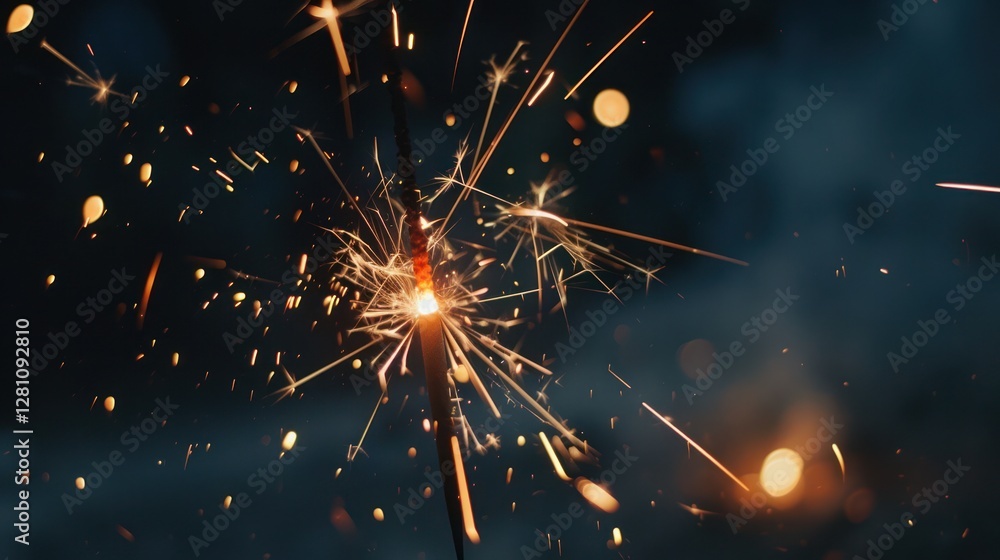 Fototapeta premium Sparkler Light Trails