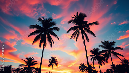 Sunset Palms - A Tropical Escape