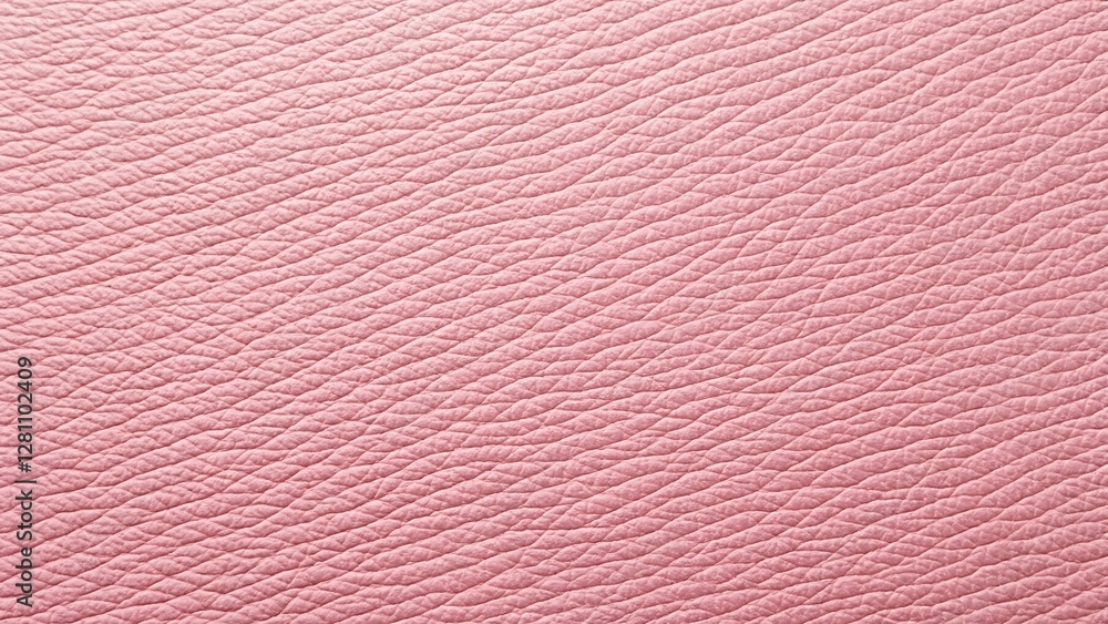 Close-up view of a soft, delicate pink leather texture. Close-up view of a soft, delicate pink leather texture.