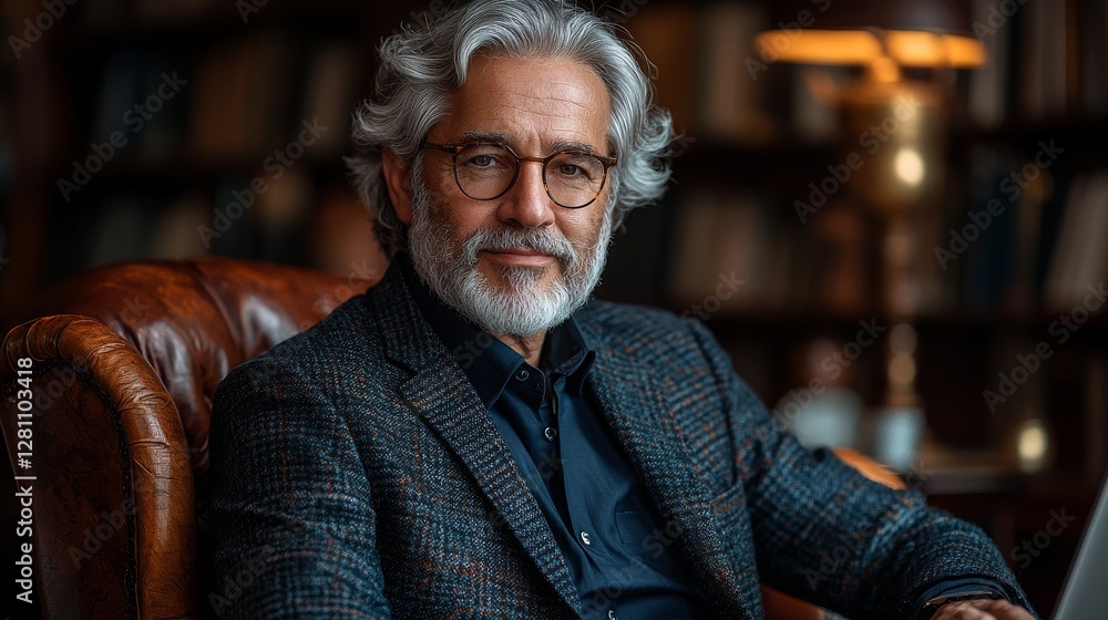 A confident lawyer in a modern office, surrounded by legal books and documents, radiates professionalism and expertise A confident lawyer in a modern office, surrounded by legal books and documents, radiates professionalism and expertise