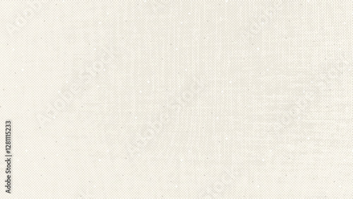 Ecru grain textile texture. Vintage ecru background with dots, speckles, specks, flecks, particles. Light rustic craft repeating paper. Natural grunge surface texture. Vector backdrop