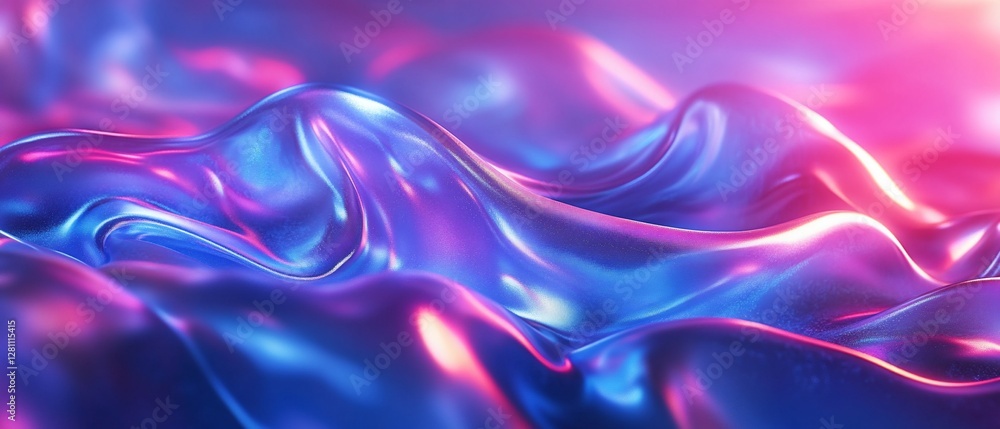 Abstract pink and blue liquid wave. Abstract pink and blue liquid wave.