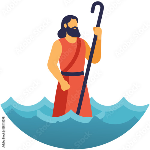vector illustration o prophet