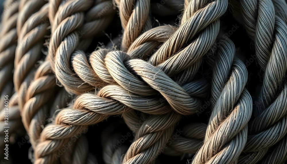a close up of a bunch of rope a close up of a bunch of rope