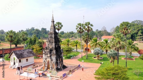 Ancient Ing Hang Stupa in Savannakhet Laos