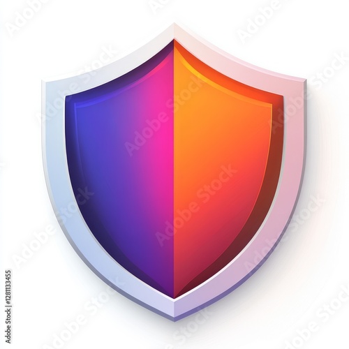 Free Download Vibrant Gradient Shield Icon - GFXLoad