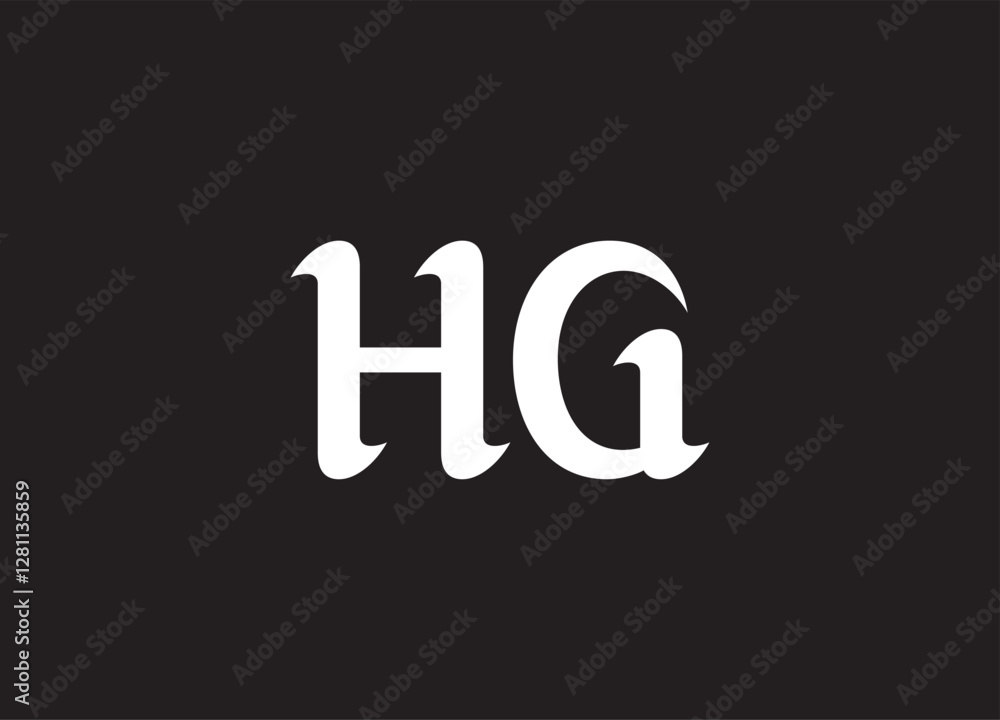 HG letter logo and initial logo design HG letter logo and initial logo design