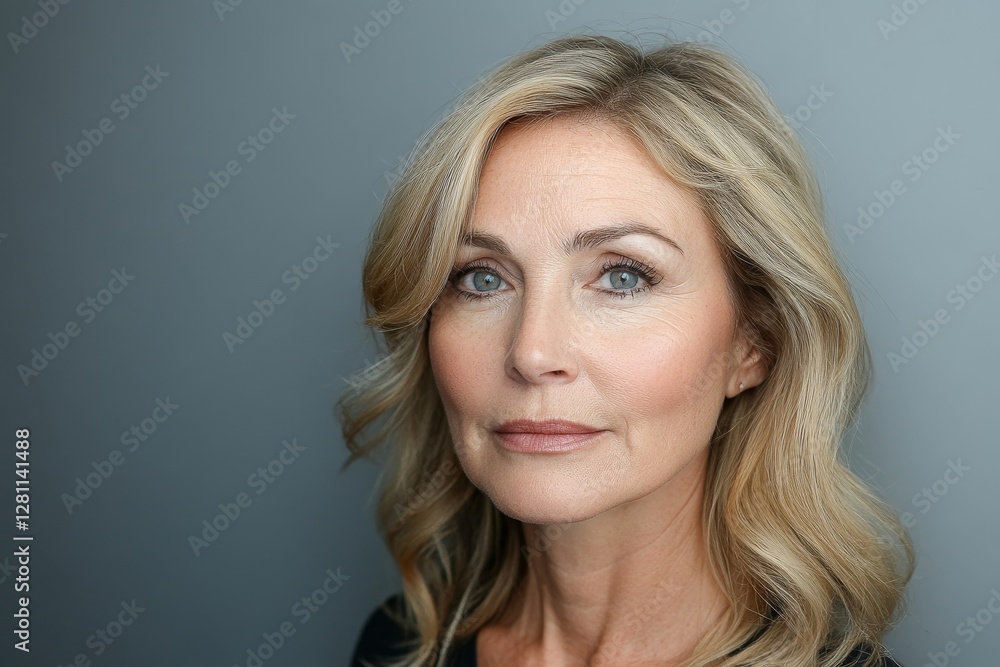 Woman After Face Lifting On Her Face, Generative AI Woman After Face Lifting On Her Face, Generative AI