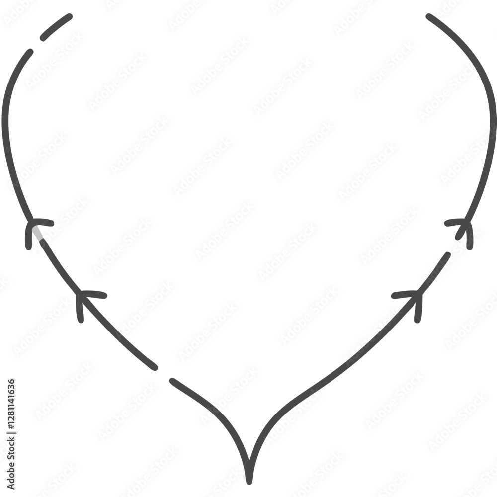 Necklace jewelry symbol icon vector illustration Necklace jewelry symbol icon vector illustration