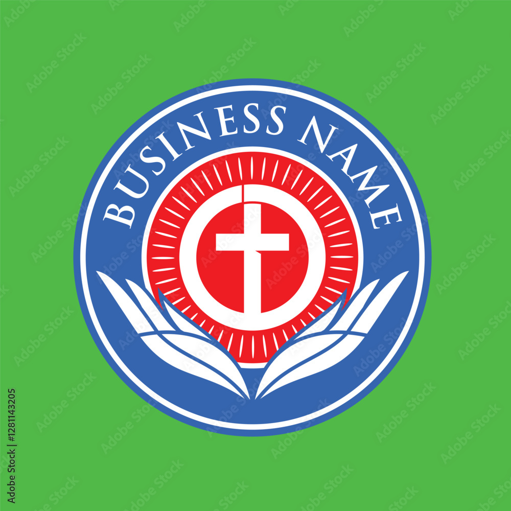 Obraz premium vector illustration of a cross