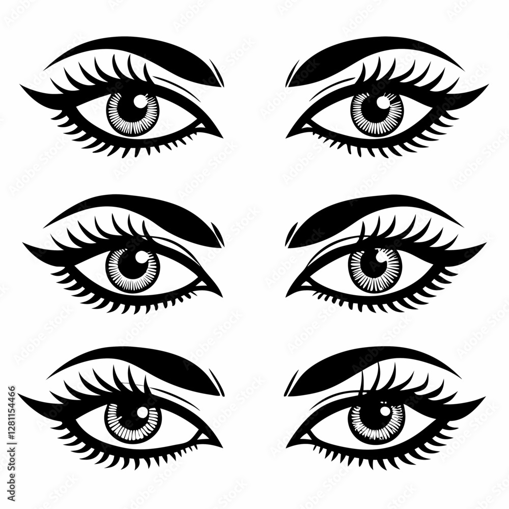 Set of Eyes Illustration
Set of Eyes Illustration
