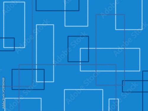 Blue background, checkered.