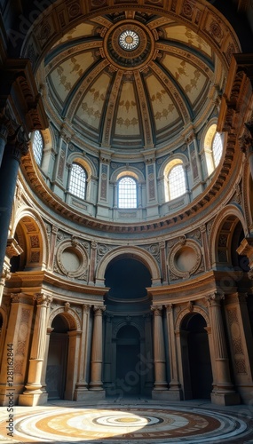 Wallpaper Mural Massive dome, intricate details, Roman architecture, architecture, basilica, culture Torontodigital.ca