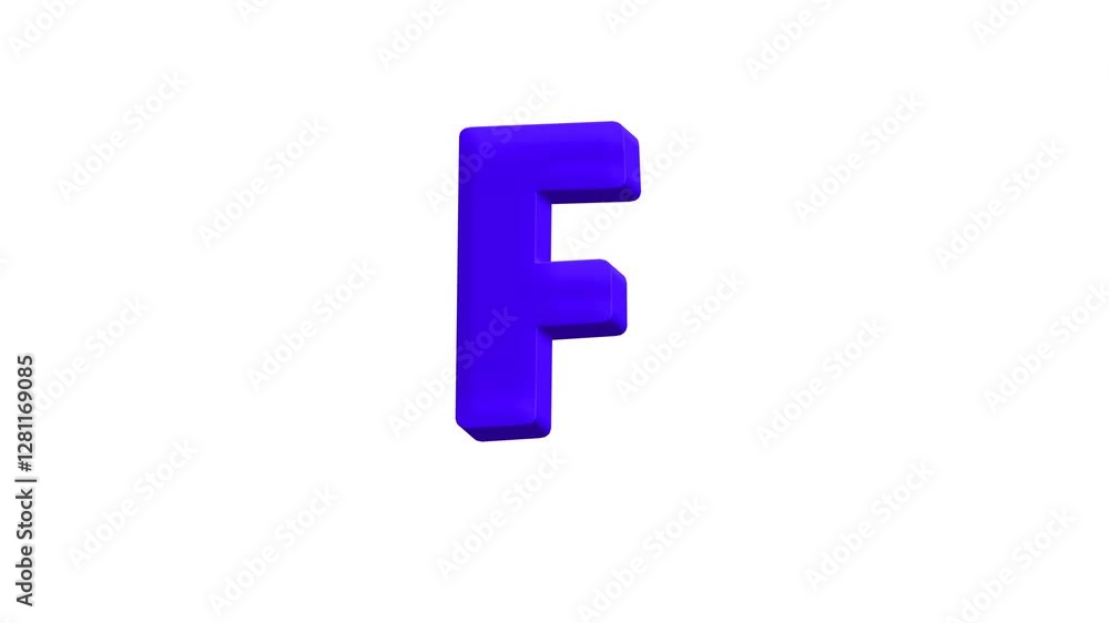 Glossy 3D alphabet. Glossy 3D alphabet.
