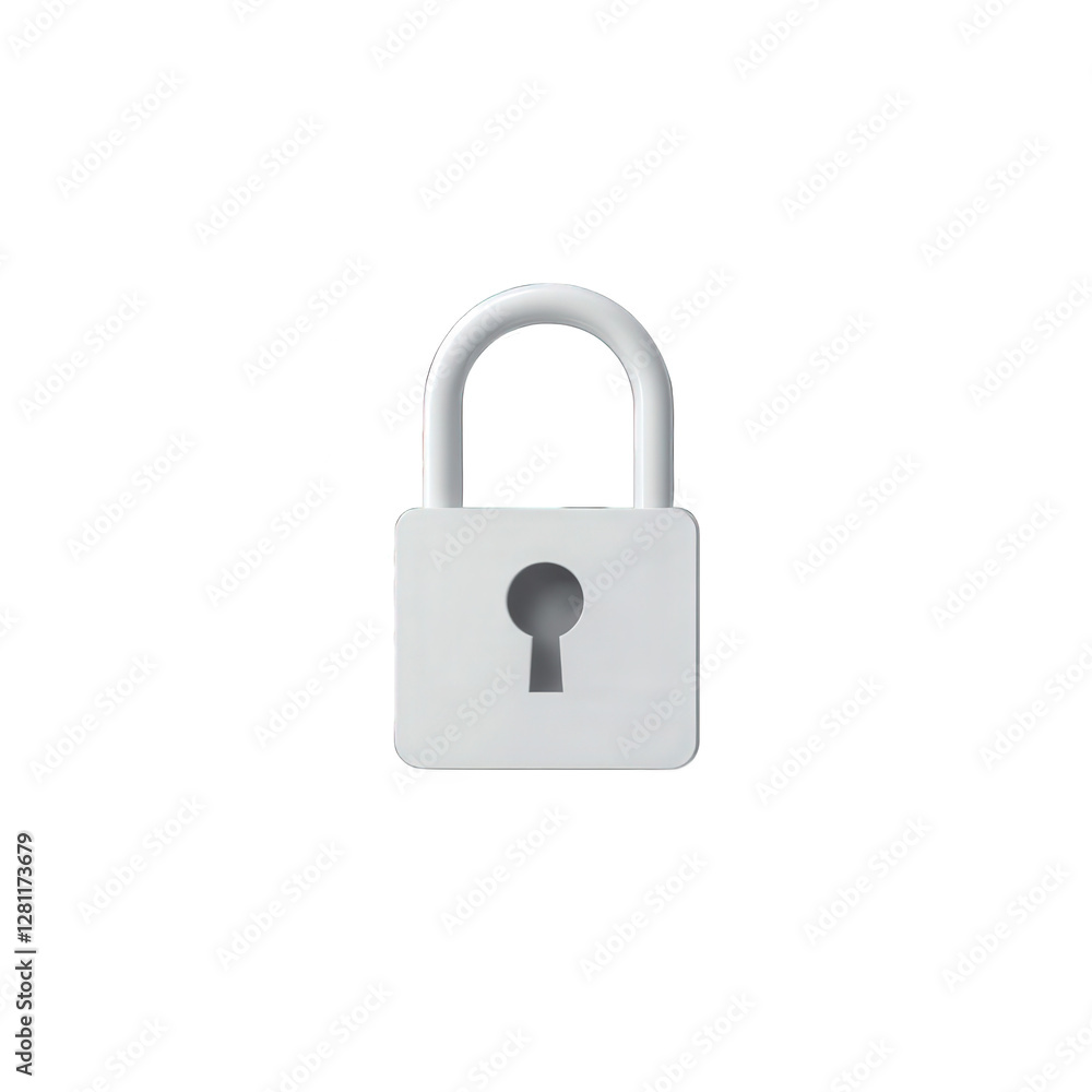 Copper lock protects files stored in folders, cloud data storage security concept Copper lock protects files stored in folders, cloud data storage security concept