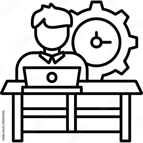 Hard Work Icon