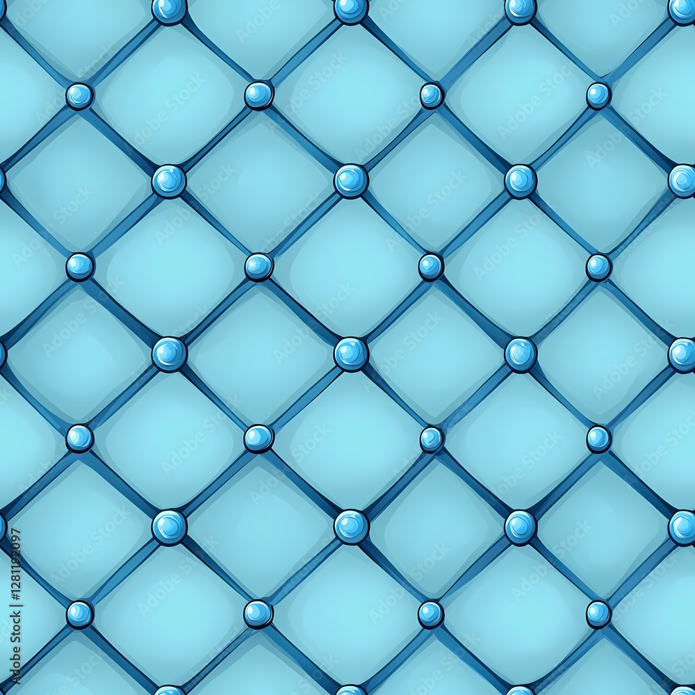Fototapeta premium Smooth and elegant blue leather texture perfect for graphic design and creative projects