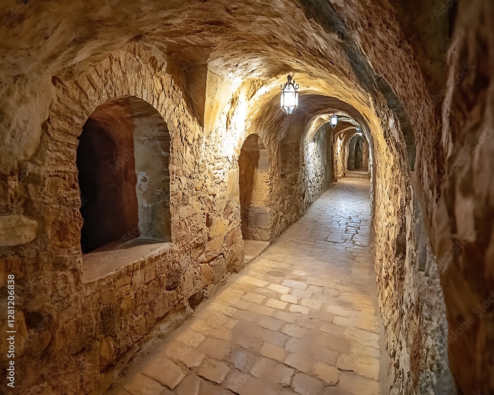 Ancient stone passageway Ancient stone passageway