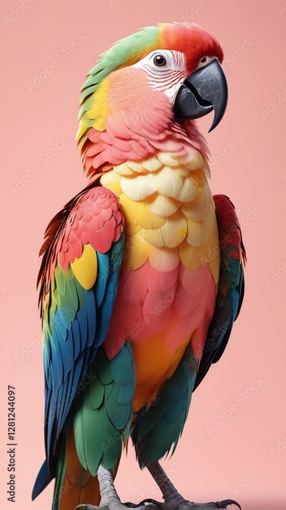 Fototapeta premium blue and yellow macaw