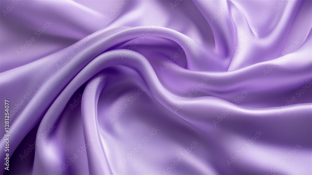 Obraz premium 紫のシルク生地