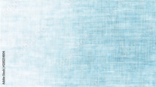 水色のリネン生地