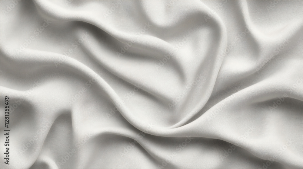 Obraz premium 白のシルク生地
