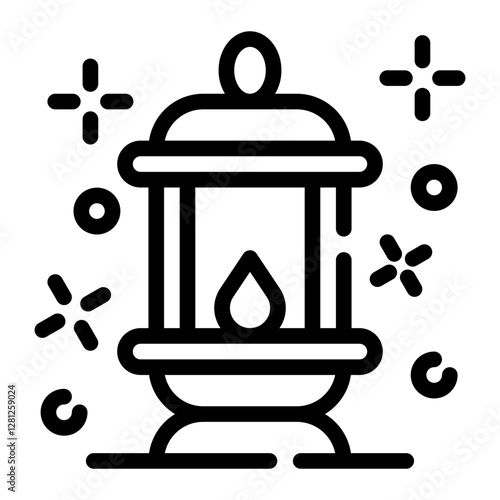 Canvas Print lamp