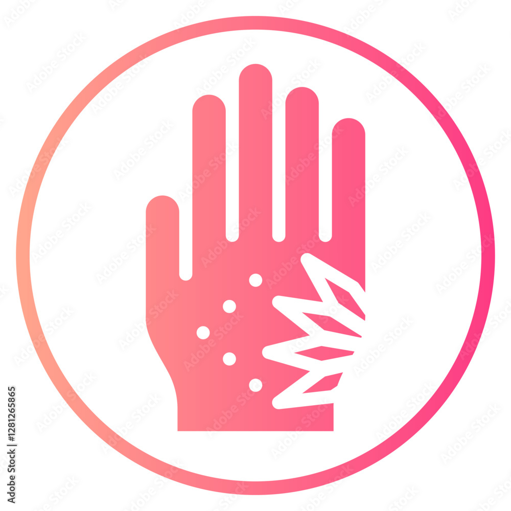 Obraz premium henna gradient icon