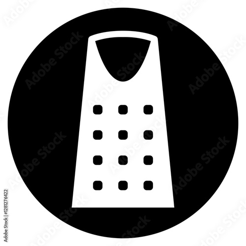 Kingdom centre tower glyph icon