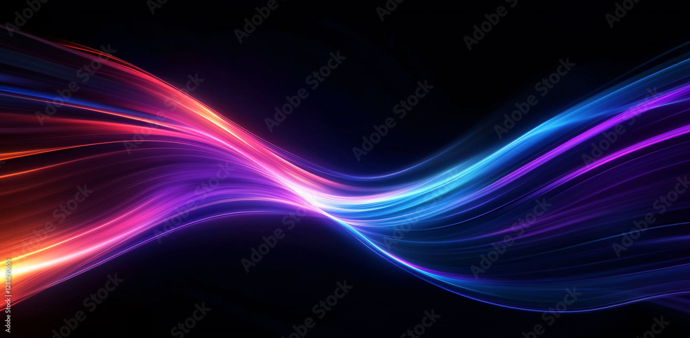 Naklejka premium abstract blue background with waves