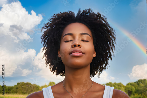 Concept of calm and serenity