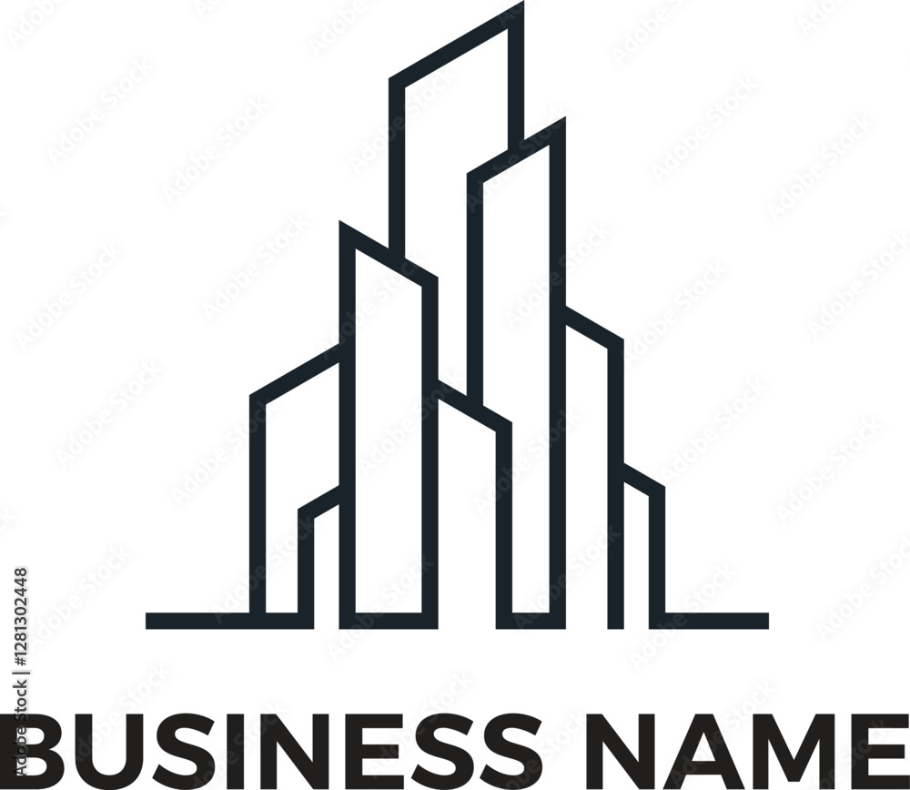 Real Estate minimalist logo design transparency EPS vector files Real Estate minimalist logo design transparency EPS vector files