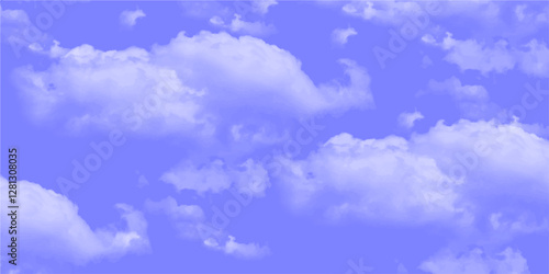 A good day covered with lots of sky and clouds background with copy space for text or banner for website.blue sky white cloud on air