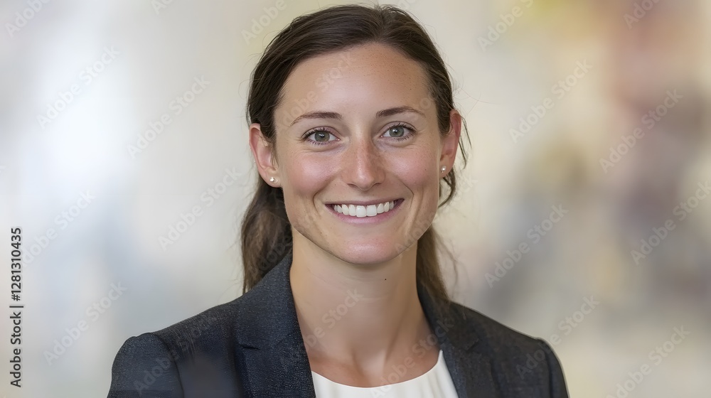 Portrait of a Smiling Woman in Business Attire Portrait of a Smiling Woman in Business Attire