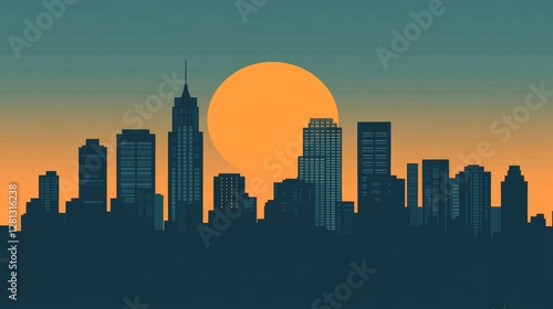 White Model House With Trees Against a Light Blue Background Showcasing a Minimalist Design Ideal for Home Decor Concepts in Interior Design