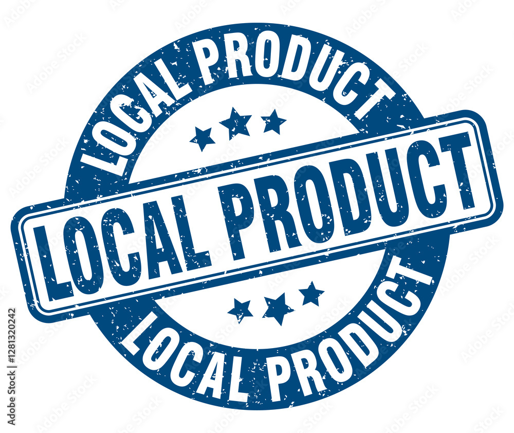 local product stamp. local product label. round grunge sign local product stamp. local product label. round grunge sign