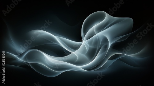 Elegant black background, a smooth, dark backdrop for modern designs and creative projects