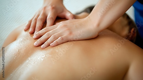 Wallpaper Mural Relaxing Back Massage Therapy Spa Treatment Oil Torontodigital.ca