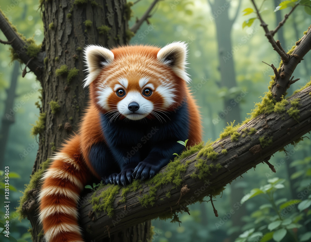 Fiery Charm: Red Panda Fiery Charm: Red Panda