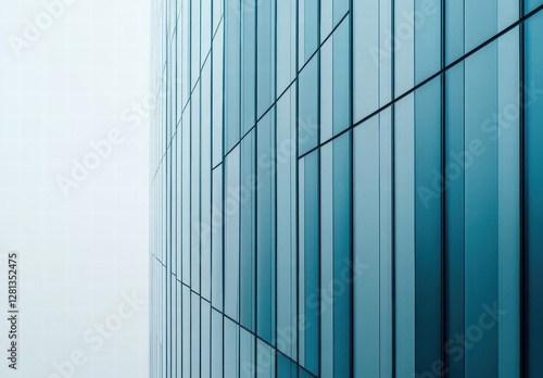 Wallpaper Mural blue glass wall Torontodigital.ca